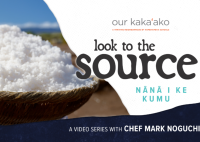 Our Kaka‘ako – Look to the Source